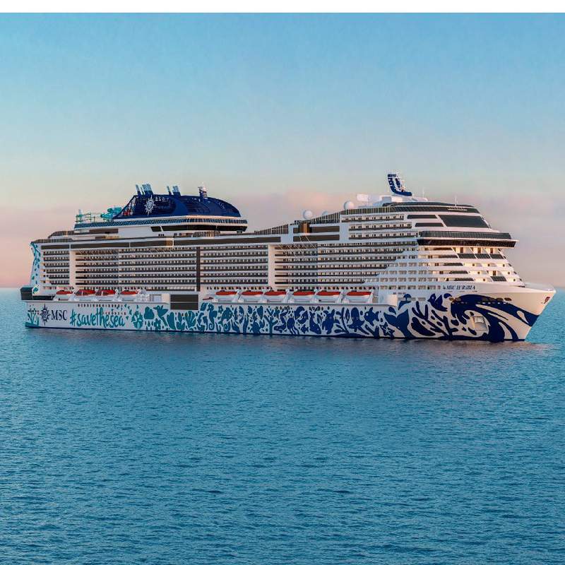 MSC Euribia Size Infographic