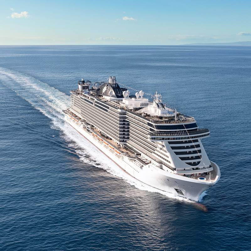 MSC Grandiosa Size Infographic