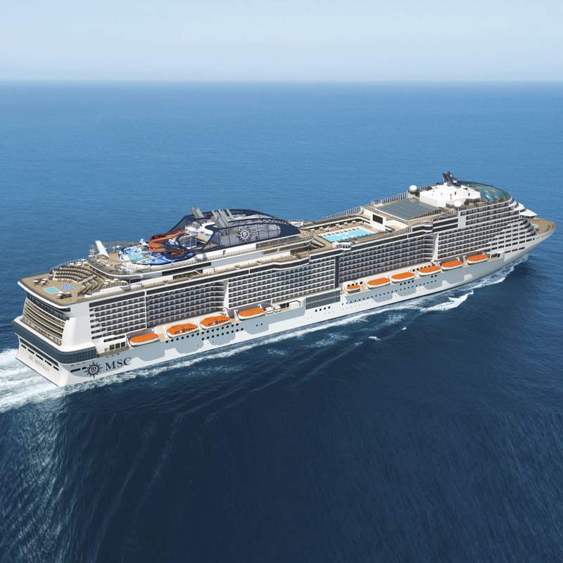 MSC Meraviglia Size Infographic