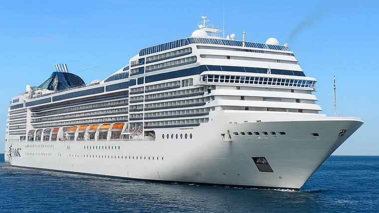 MSC Orchestra cruise ship at sea