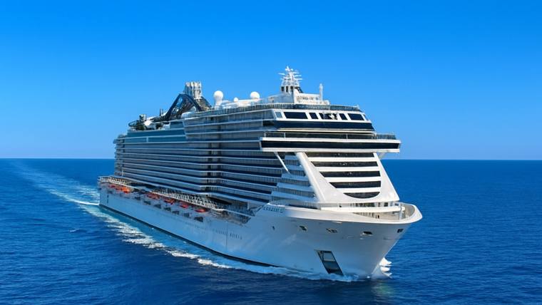 MSC Seascape cruise ship at sea