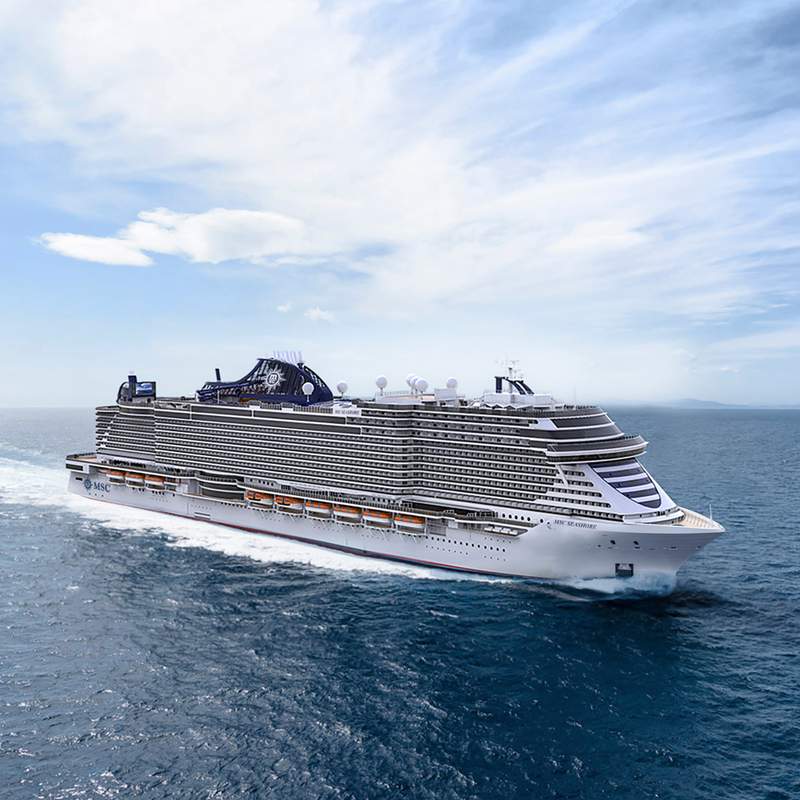 MSC Seashore Size Infographic