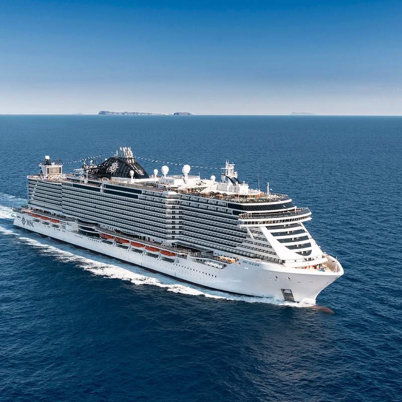 MSC Seaview Size Infographic