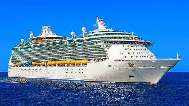 Navigator of the Seas cruise ship at sea