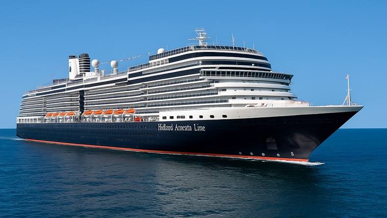 MS Nieuw Amsterdam cruise ship at sea