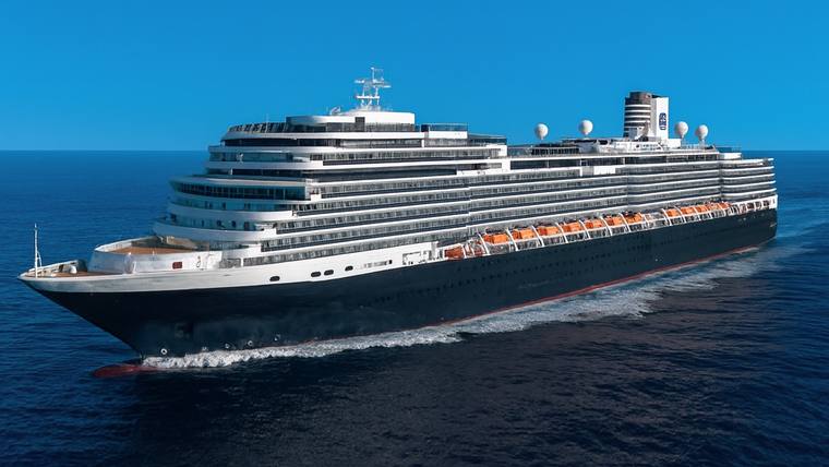 MS Nieuw Statendam cruise ship at sea