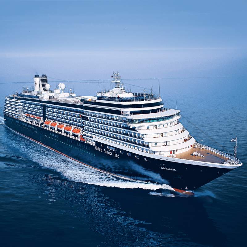 MS Noordam Size Infographic