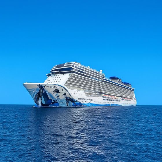 Norwegian Bliss at sea