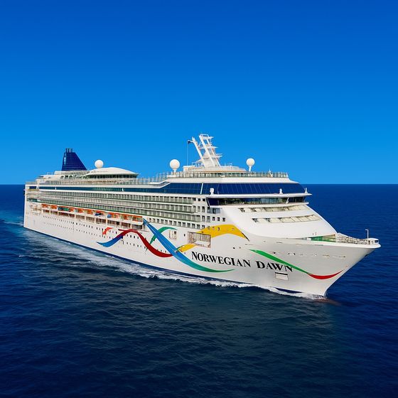 Norwegian Dawn at sea