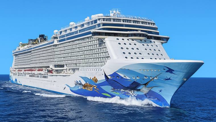 Norwegian Escape cruise ship at sea