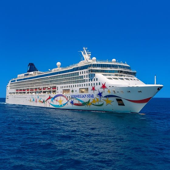 Norwegian Star at sea