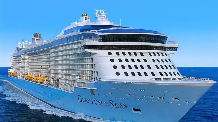 Quantum of the Seas cruise ship at sea