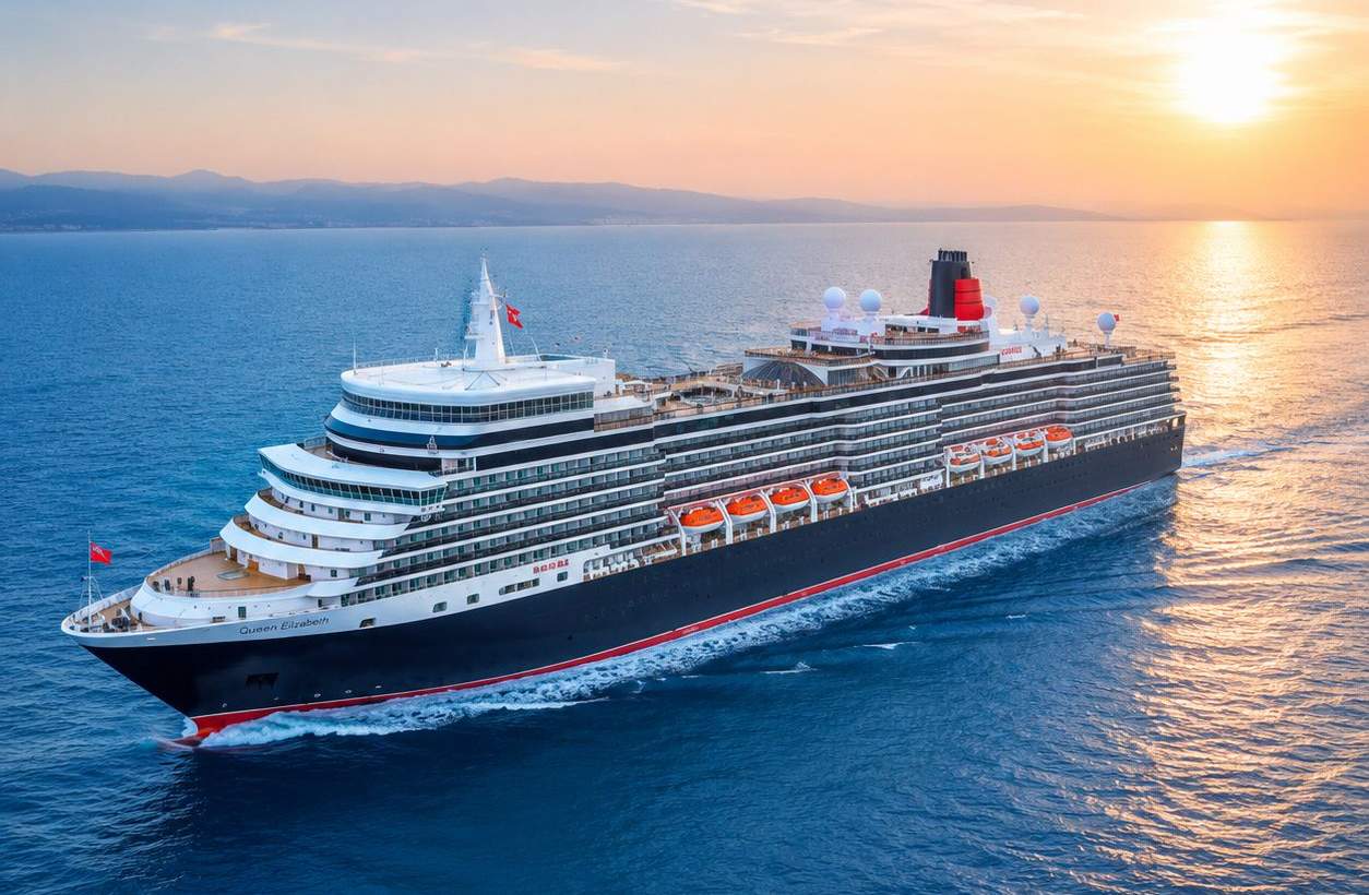 Cunard Queen Elizabeth cruise ship
