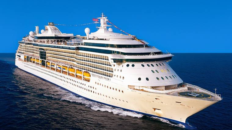 Radiance of the Seas cruise ship at sea