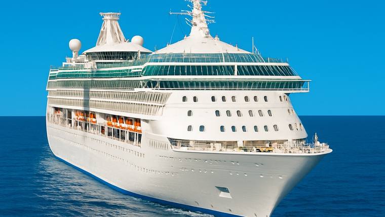 Rhapsody of the Seas cruise ship at sea