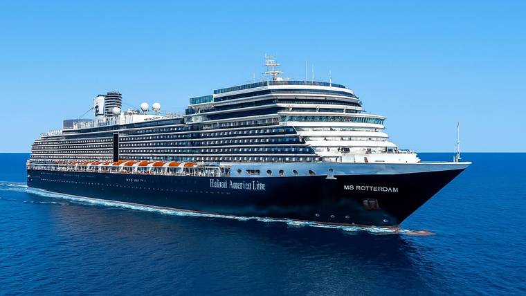 MS Rotterdam cruise ship at sea