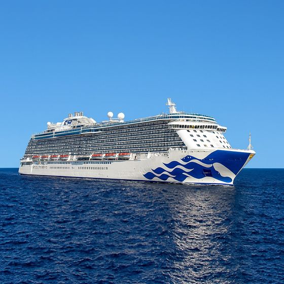 Royal Princess at sea