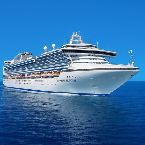 Sapphire Princess at sea