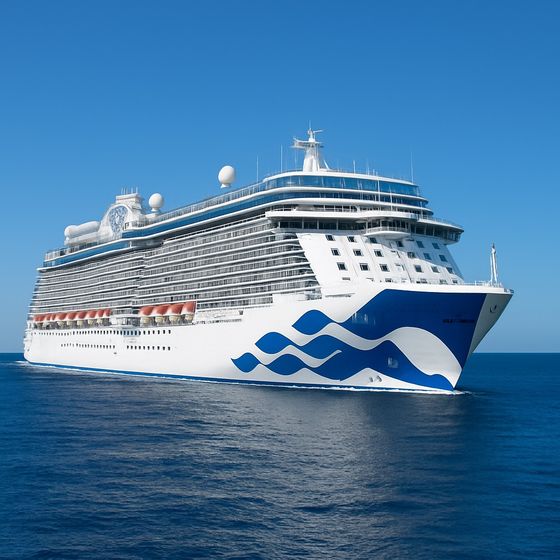 Sky Princess at sea