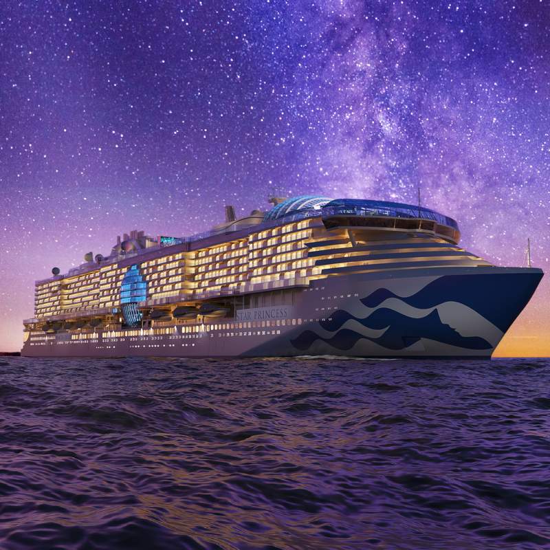 Star Princess March 20th, 2027 Cruise Map & Port Info