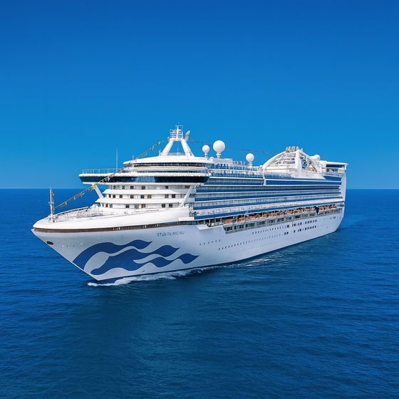 Star Princess at sea