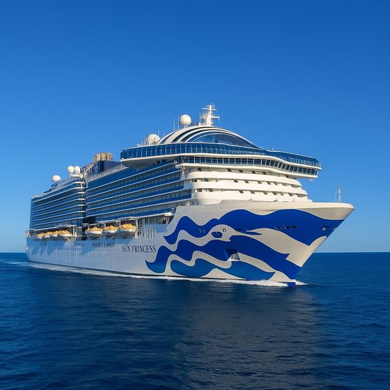 Sun Princess at sea