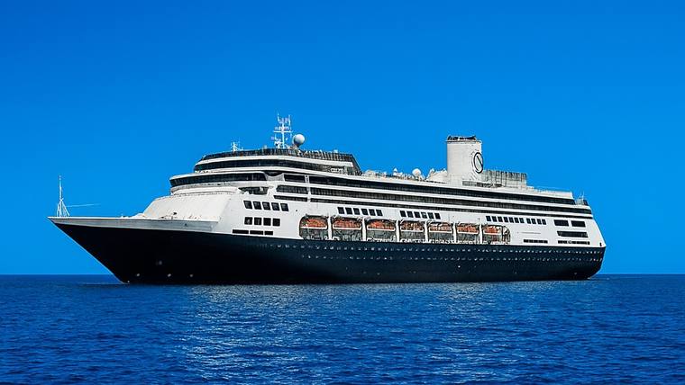 MS Volendam cruise ship at sea