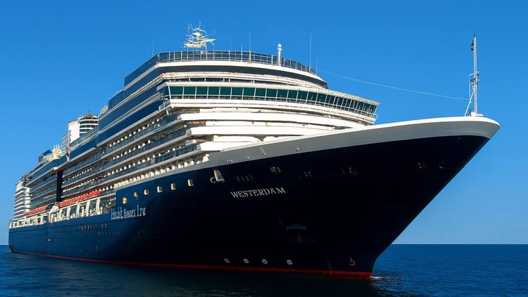 MS Westerdam cruise ship at sea