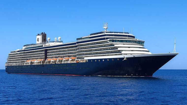 MS Zuiderdam cruise ship at sea
