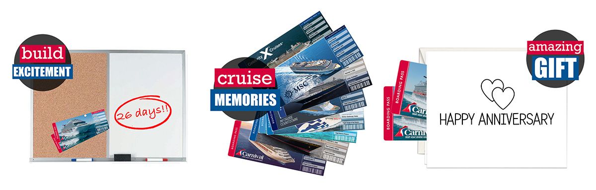 Printable Novelty Cruise Tickets