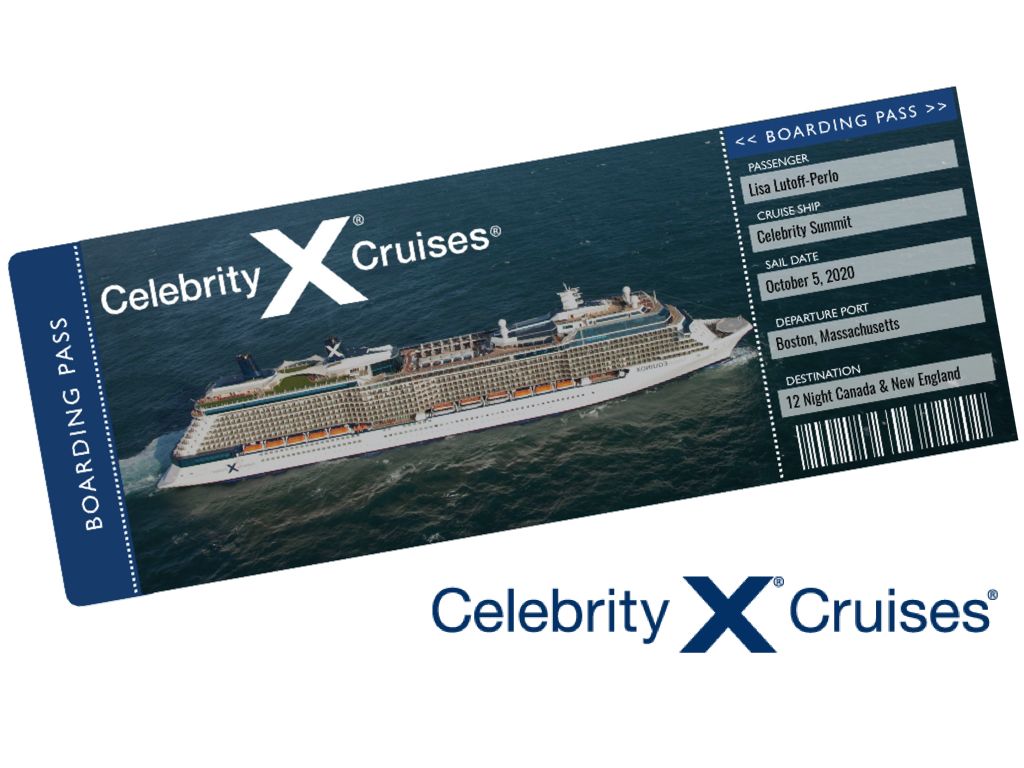 Celebrity Cruises Ticket Sample