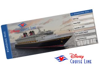 Disney Cruise Line Ticket Sample