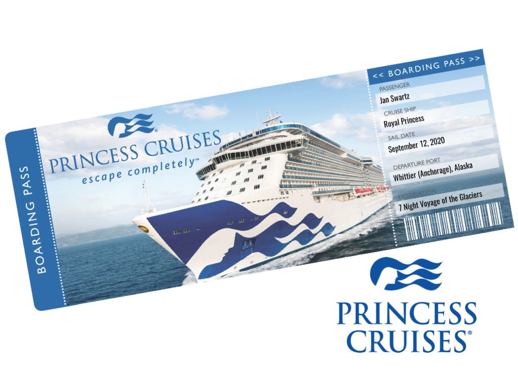 Princess Cruises Ticket Sample