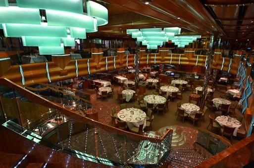 Aft Restaurant on the Carnival Radiance