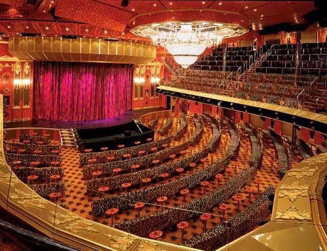 Amber Palace Main Show Lounge on the Carnival Glory