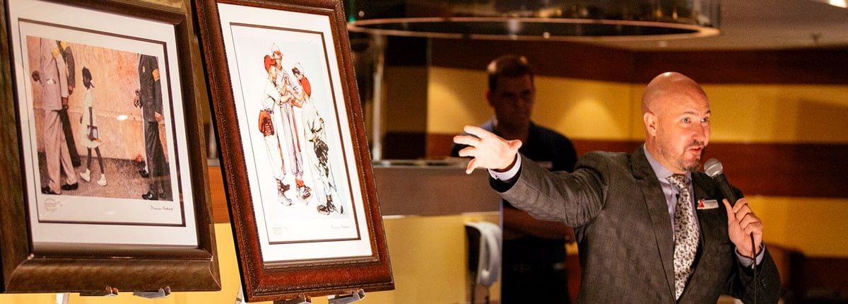 Art Auctions on the Carnival Freedom