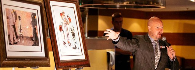 Art Auctions on the Carnival Freedom