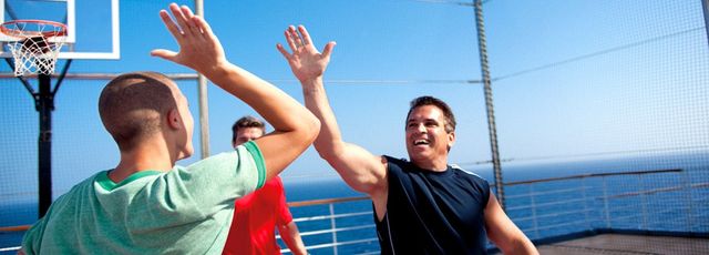Basketball on the Carnival Glory
