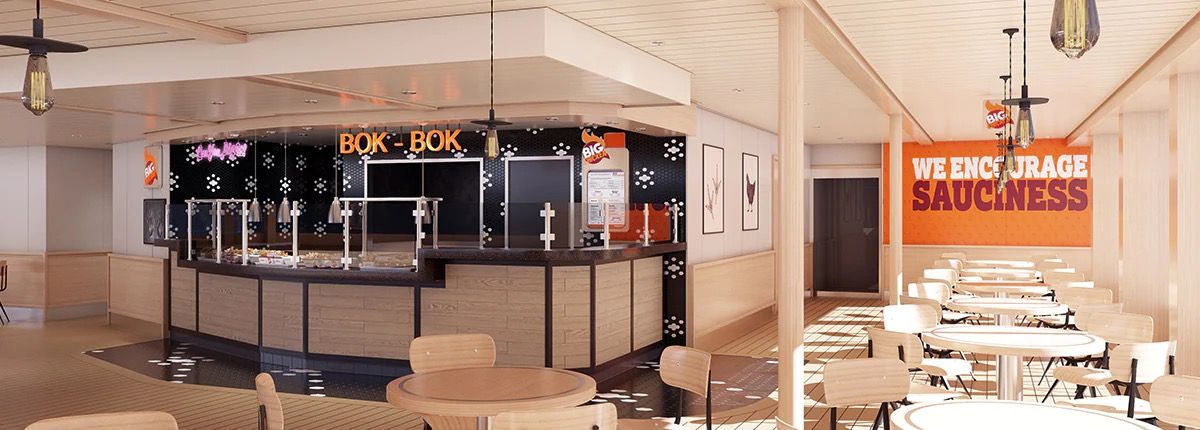 Big Chicken on the Carnival Radiance