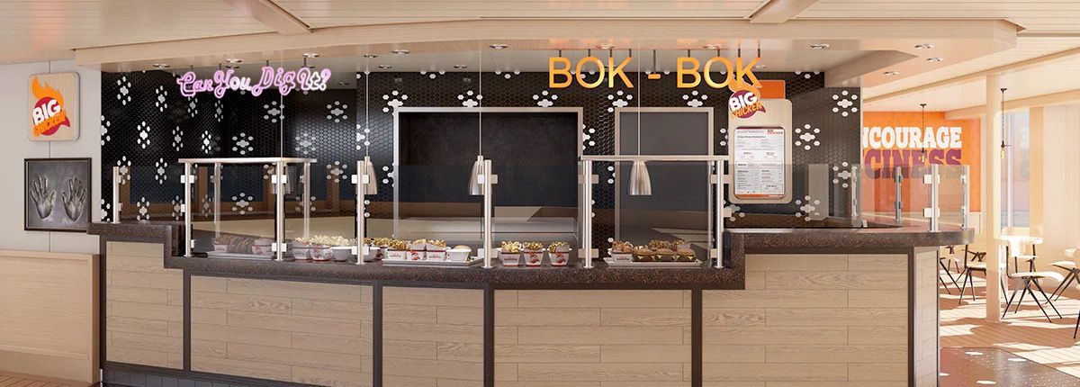 Big Chicken on the Carnival Radiance