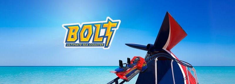 Bolt Ultimate Sea Coaster on the Carnival Tropicale