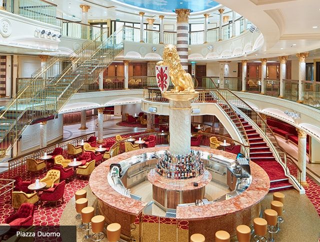 Breeze Lobby on the Carnival Breeze
