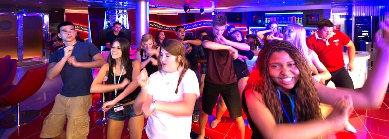 Club O2 on the Carnival Adventure