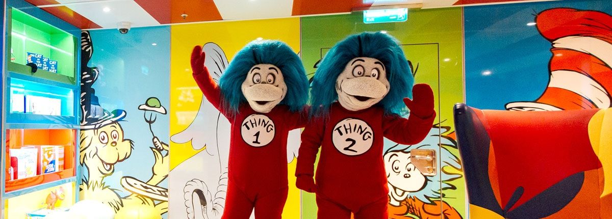 Dr. Seuss Bookville on the Carnival Celebration