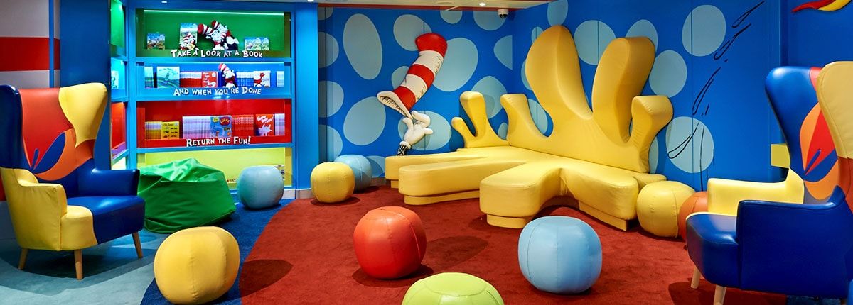 Dr. Seuss Bookville on the Carnival Celebration