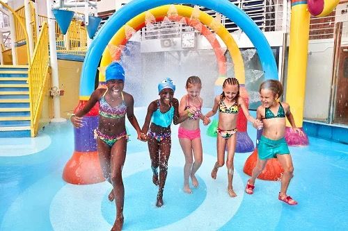 Family Pool Area on the Carnival Encounter