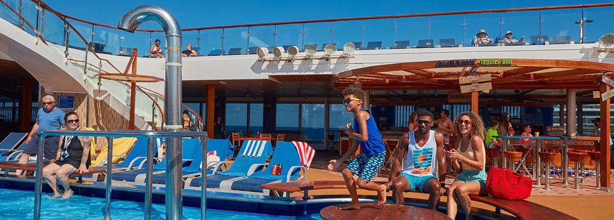 Family Pool on the Carnival Encounter