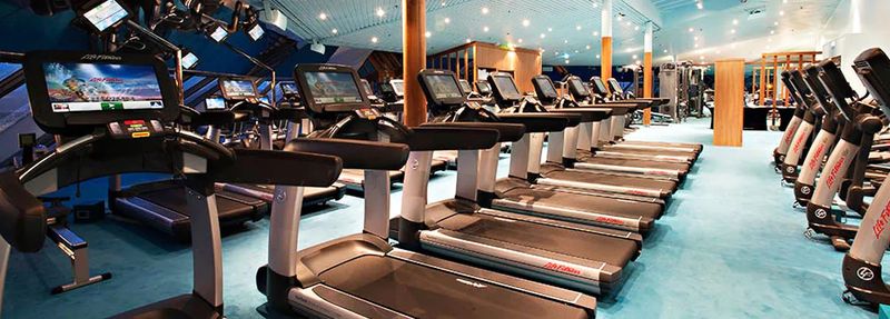 Fitness Center on the Carnival Adventure