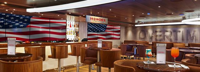 Heroes Tribute Bar & Lounge on the Carnival Celebration