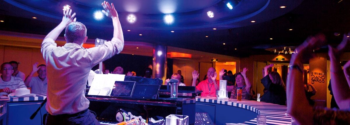 Ivory Piano Bar on the Carnival Glory